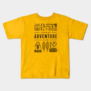 Vintage Adventure Club Kids T-Shirt